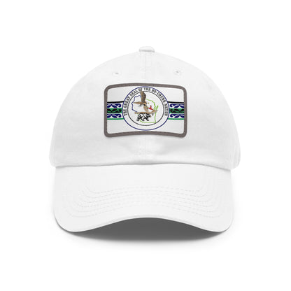 Ho Chunk Leather Patch Hat