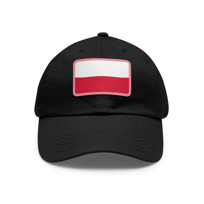 Poland Leather Patch Hat