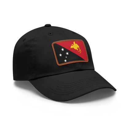 Papua New Guinea Leather Patch Hat