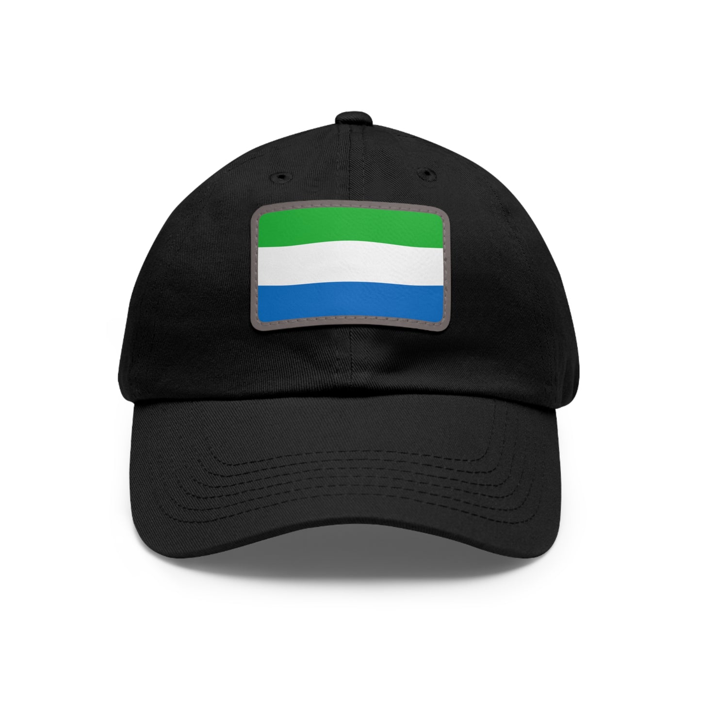 Sierra Leone Leather Patch Hat