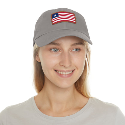 Liberia Leather Patch Hat