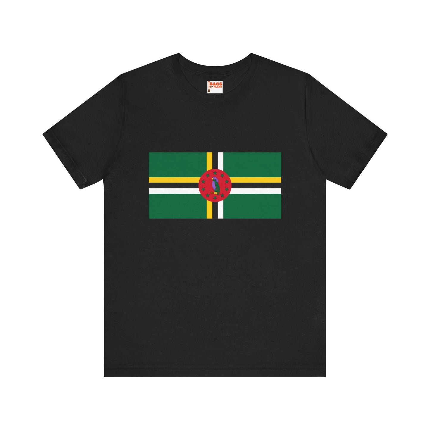 Dominica Flag on T-shirt