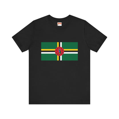 Dominica Flag on T-shirt