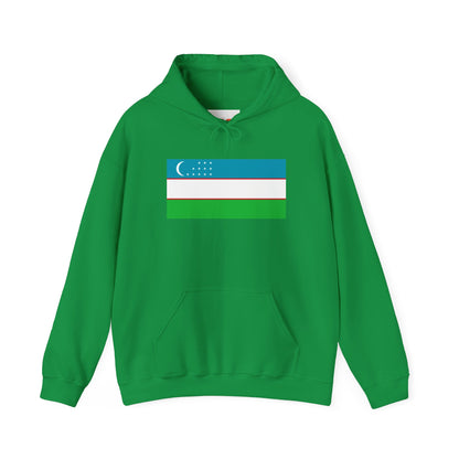 Uzbekistan Flag Hoodies