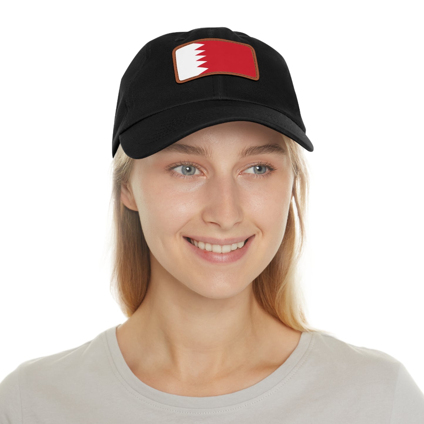 Bahrain Leather Patch Hat