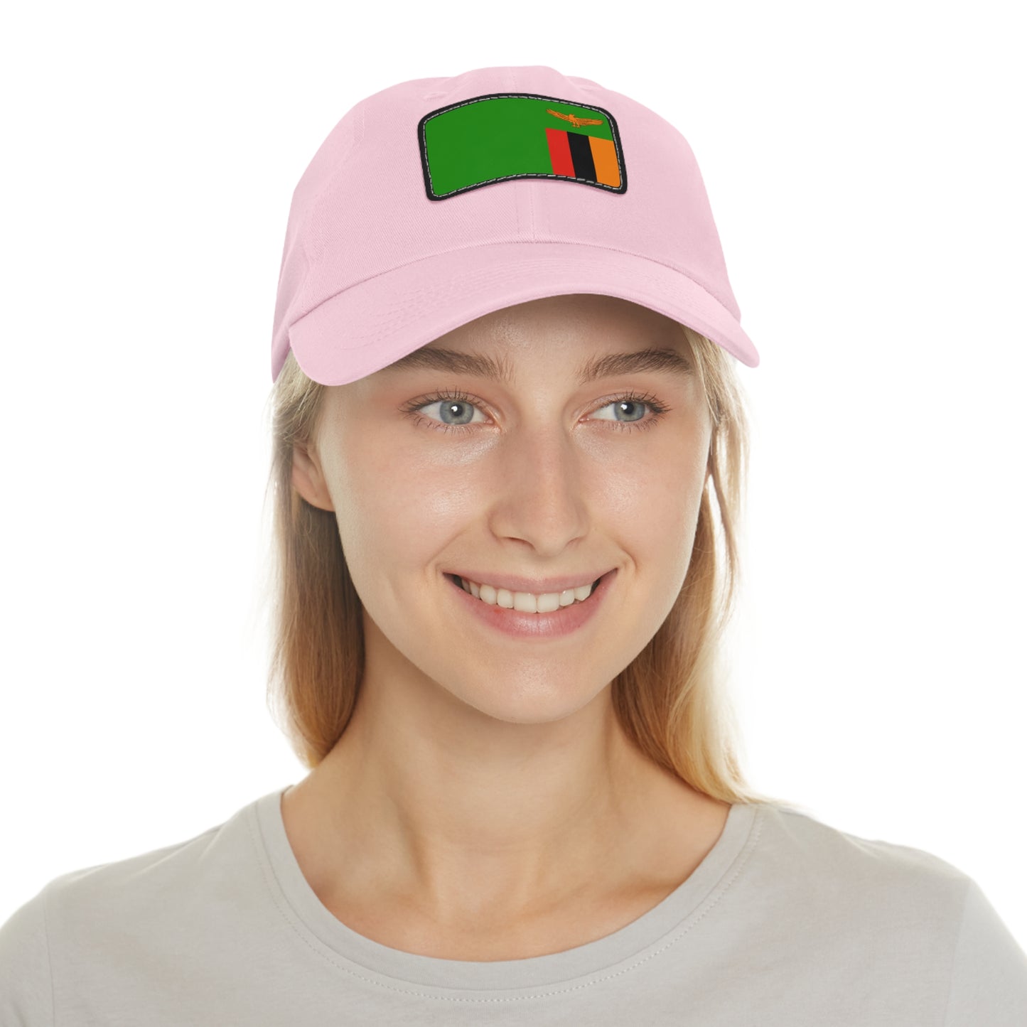 Zambia Leather Patch Hat