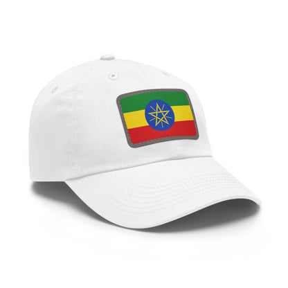 Ethiopia Leather Patch Hat