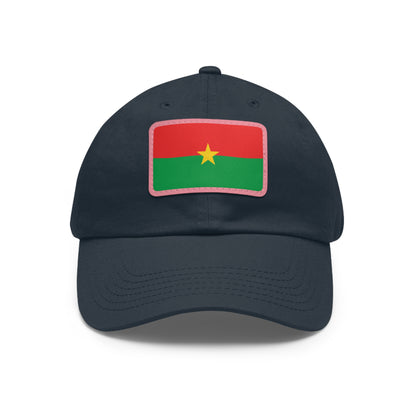 Burkina Faso Leather Patch Hat