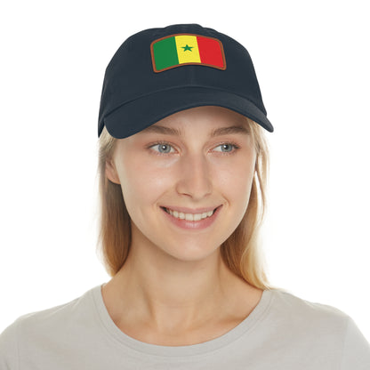 Senegal Leather Patch Hat