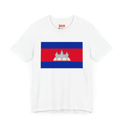 Cambodia Flag on T-shirt