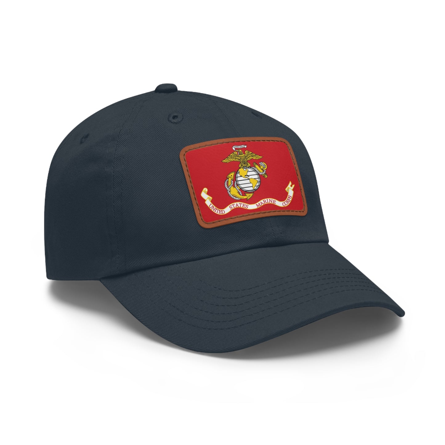 US Marine Corps Leather Patch Hat