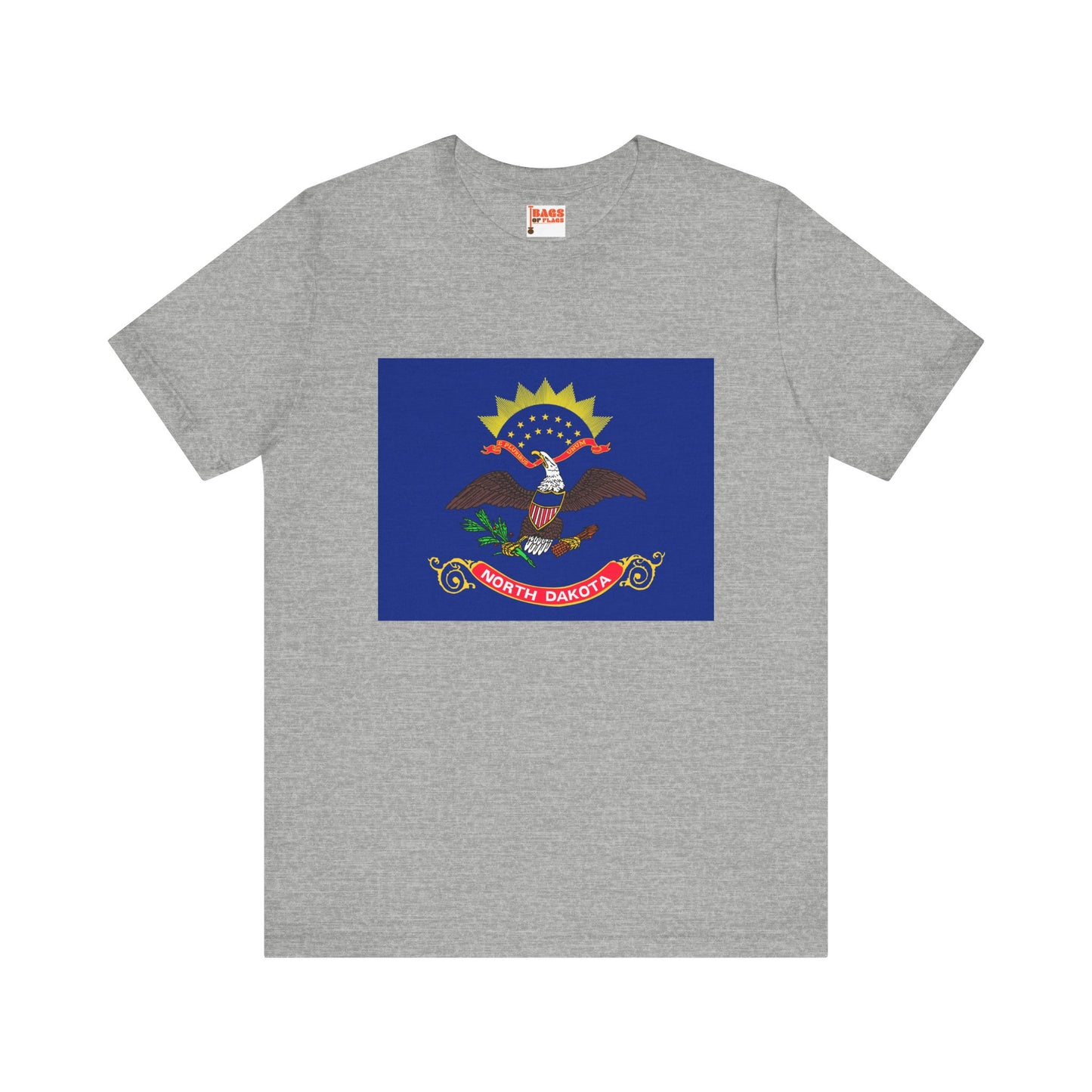 North Dakota Flag T-shirts