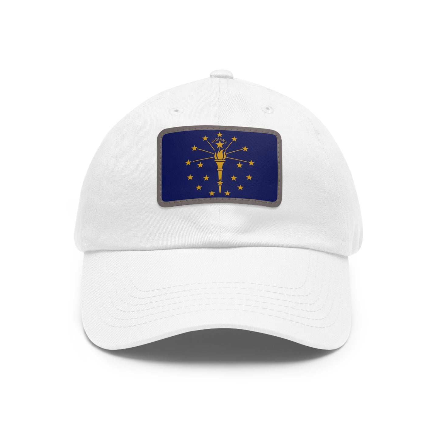 Indiana Leather Patch Hat