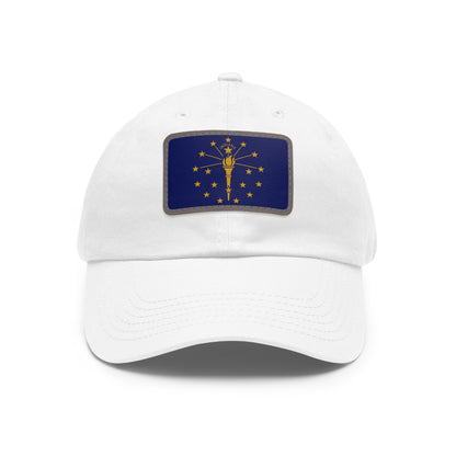 Indiana Leather Patch Hat