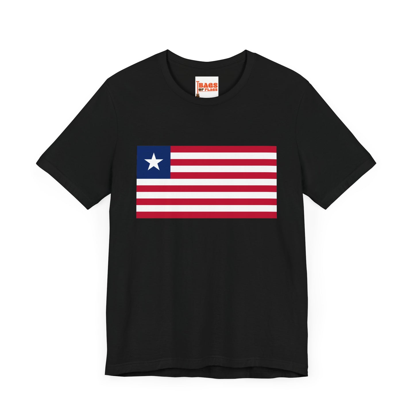 Liberia Flag on T-shirt