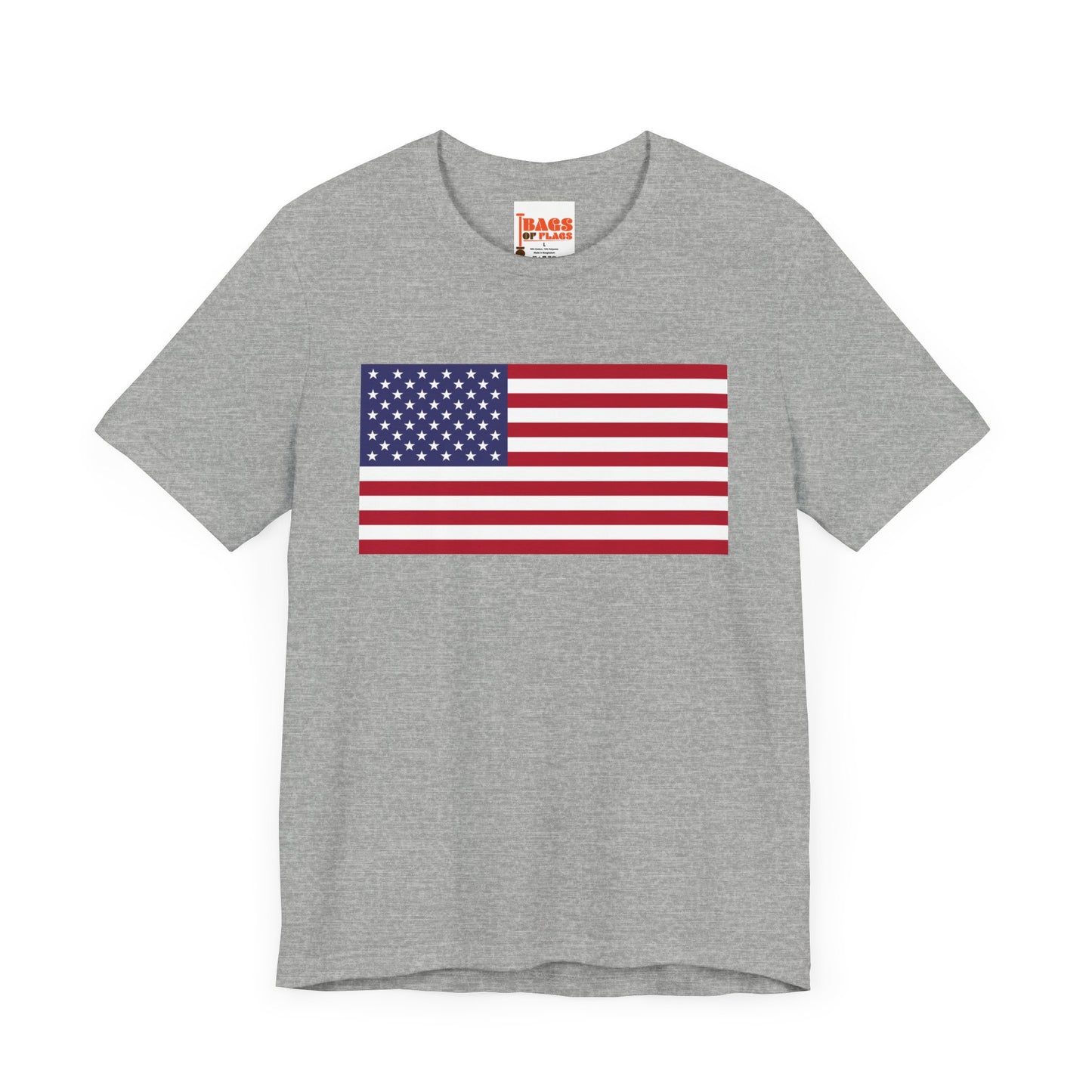 United States of America Flag on T-shirt