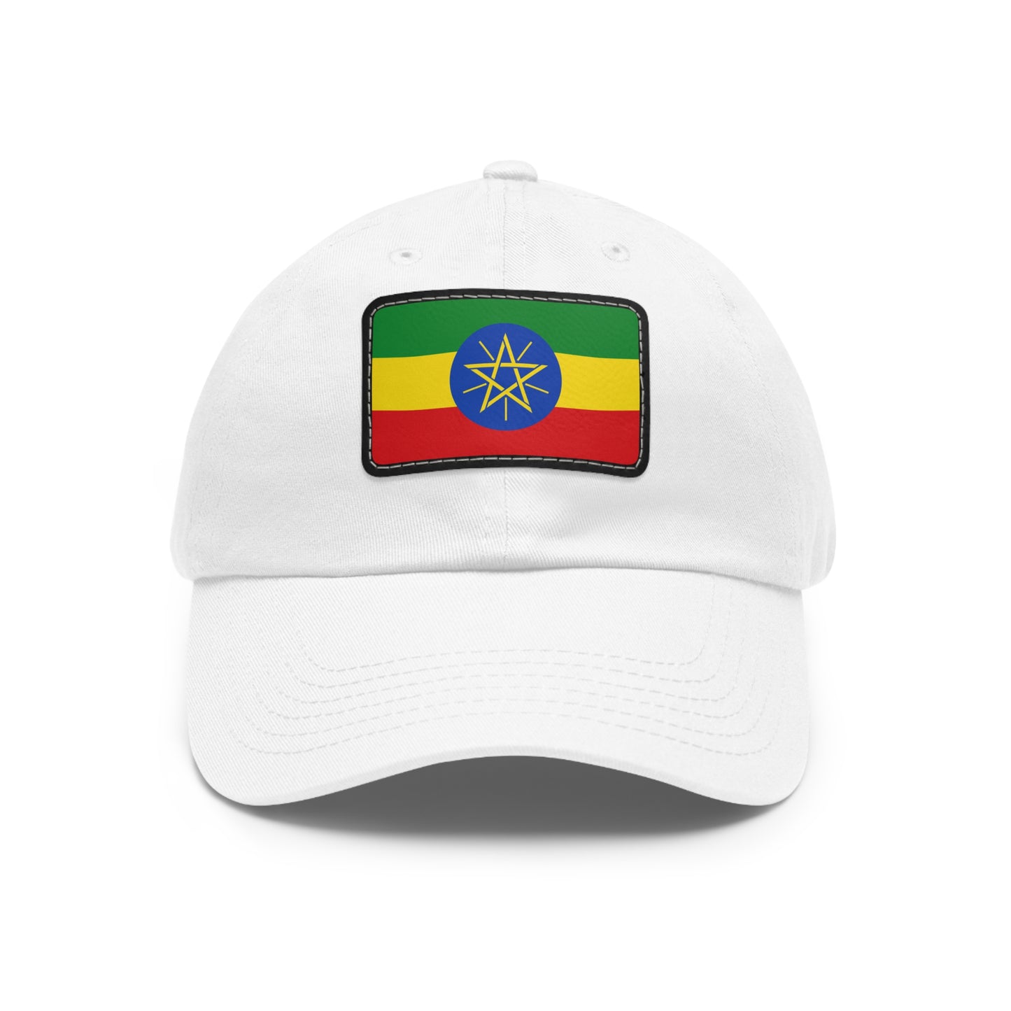 Ethiopia Leather Patch Hat