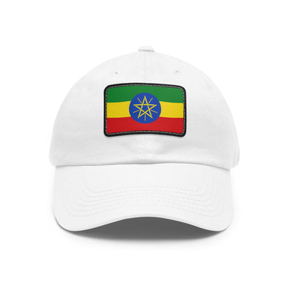 Ethiopia Leather Patch Hat