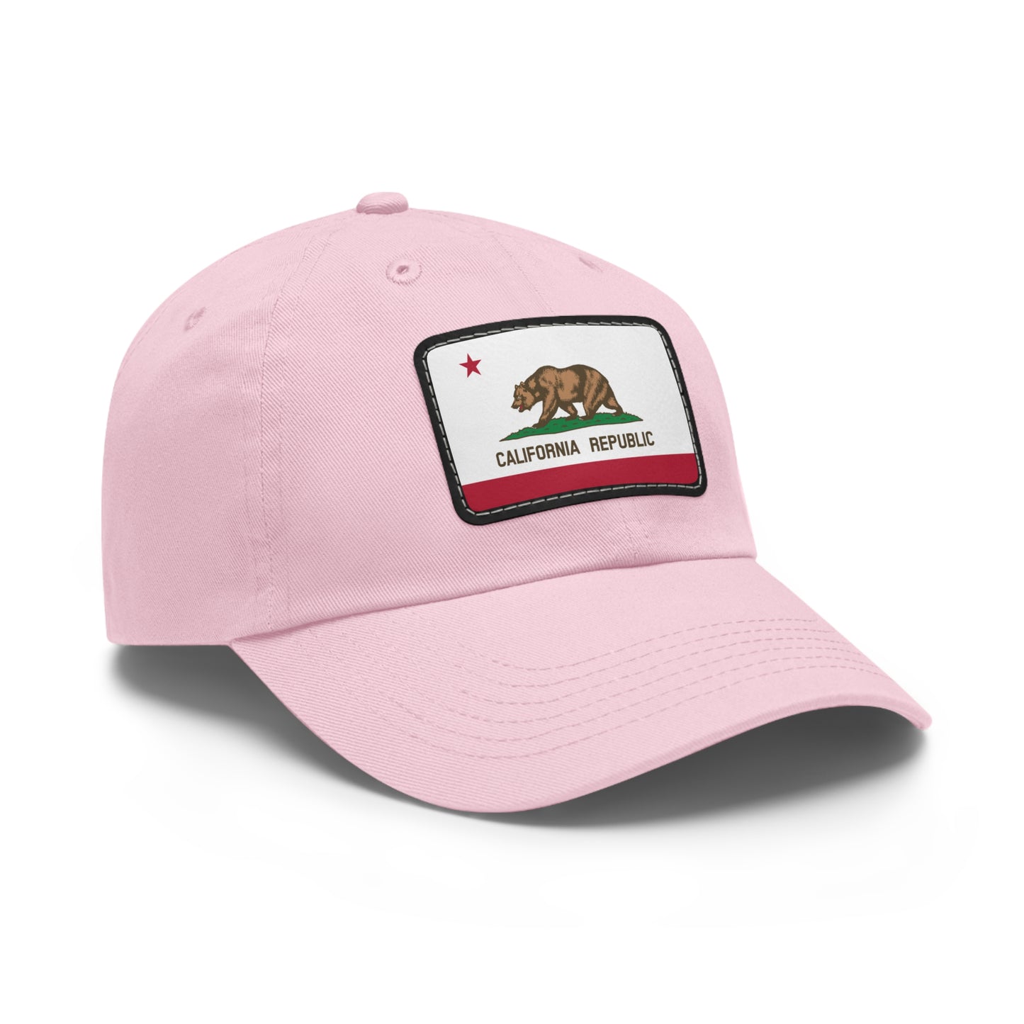 California Leather Patch Hat