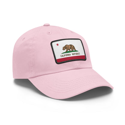 California Leather Patch Hat