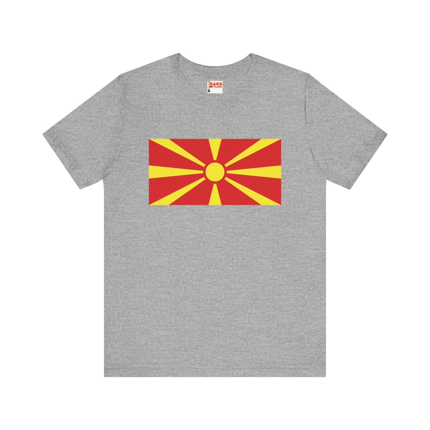 North Macedonia Flag on T-shirt