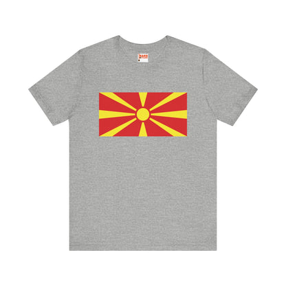North Macedonia Flag on T-shirt