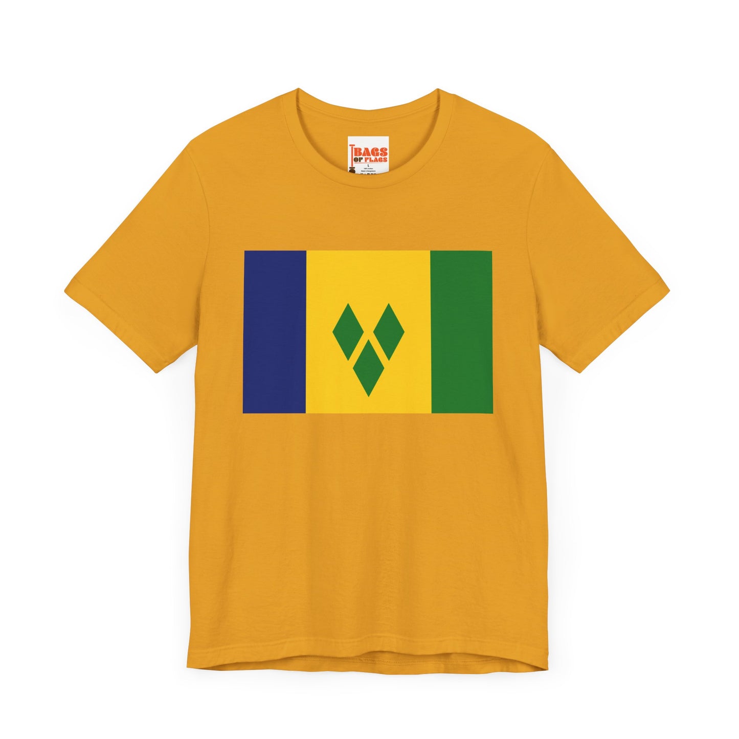 Saint Vincent and the Grenadines Flag on T-shirt