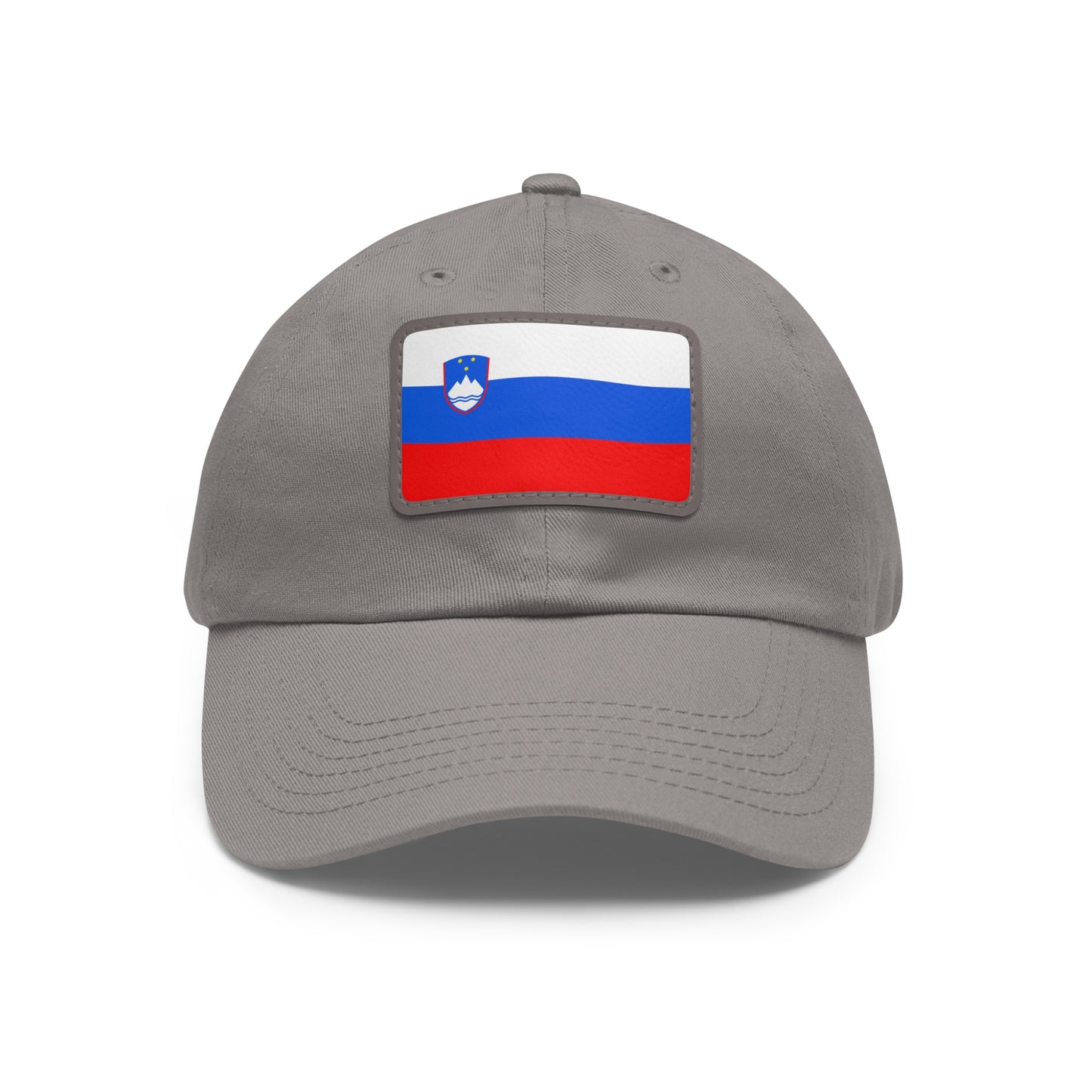 Slovenia Leather Patch Hat