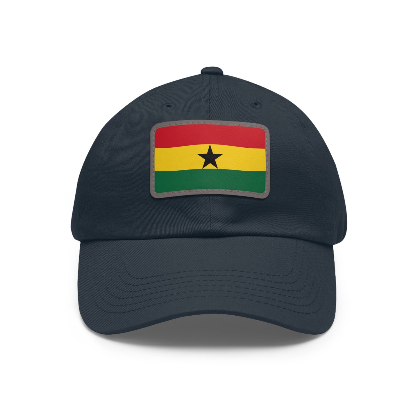 Ghana Leather Patch Hat