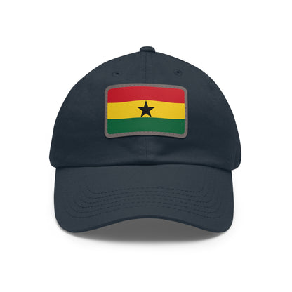 Ghana Leather Patch Hat