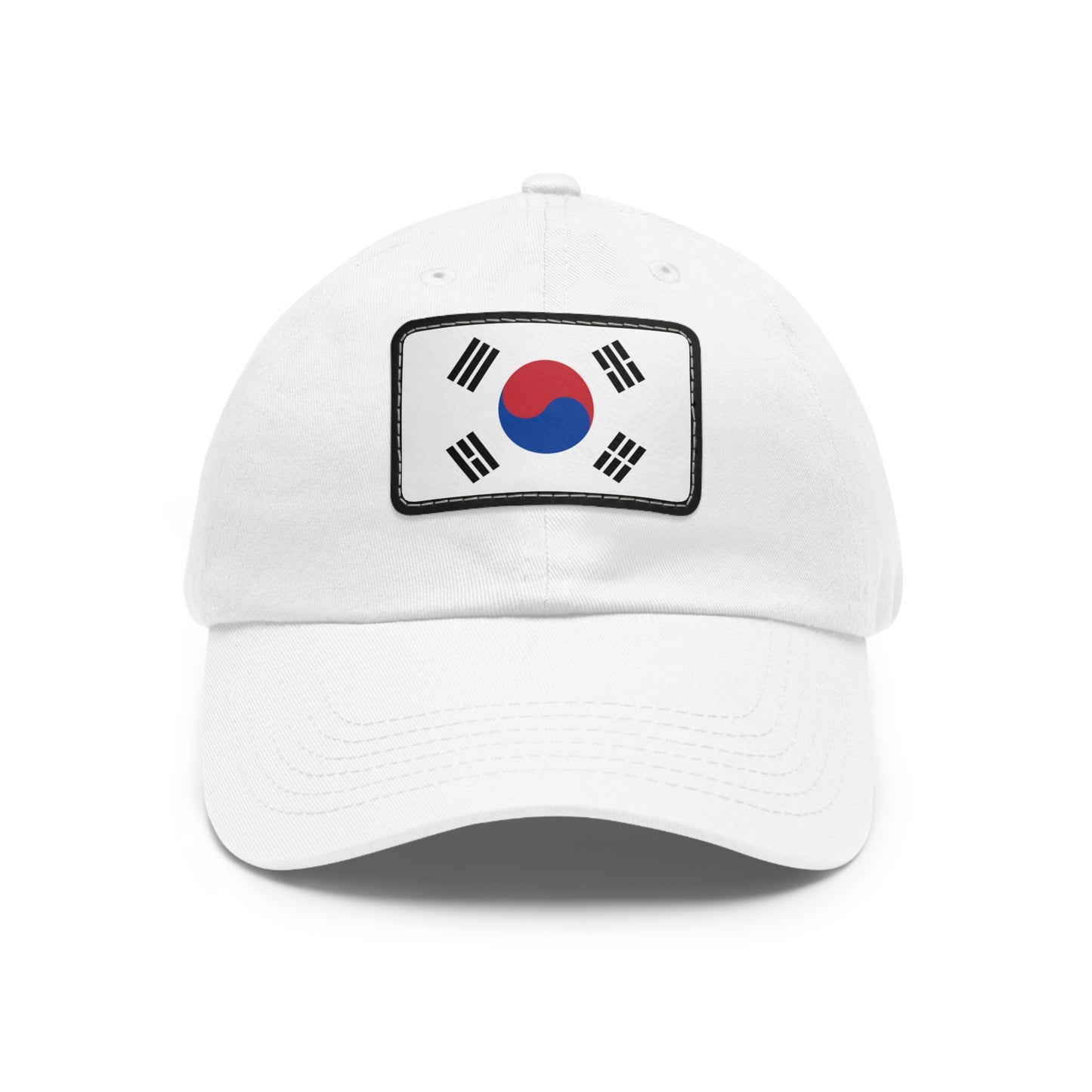 South Korea Leather Patch Hat