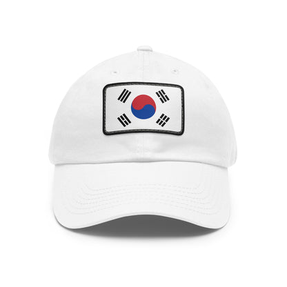 South Korea Leather Patch Hat