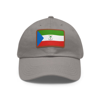 Equatorial Guinea Leather Patch Hat