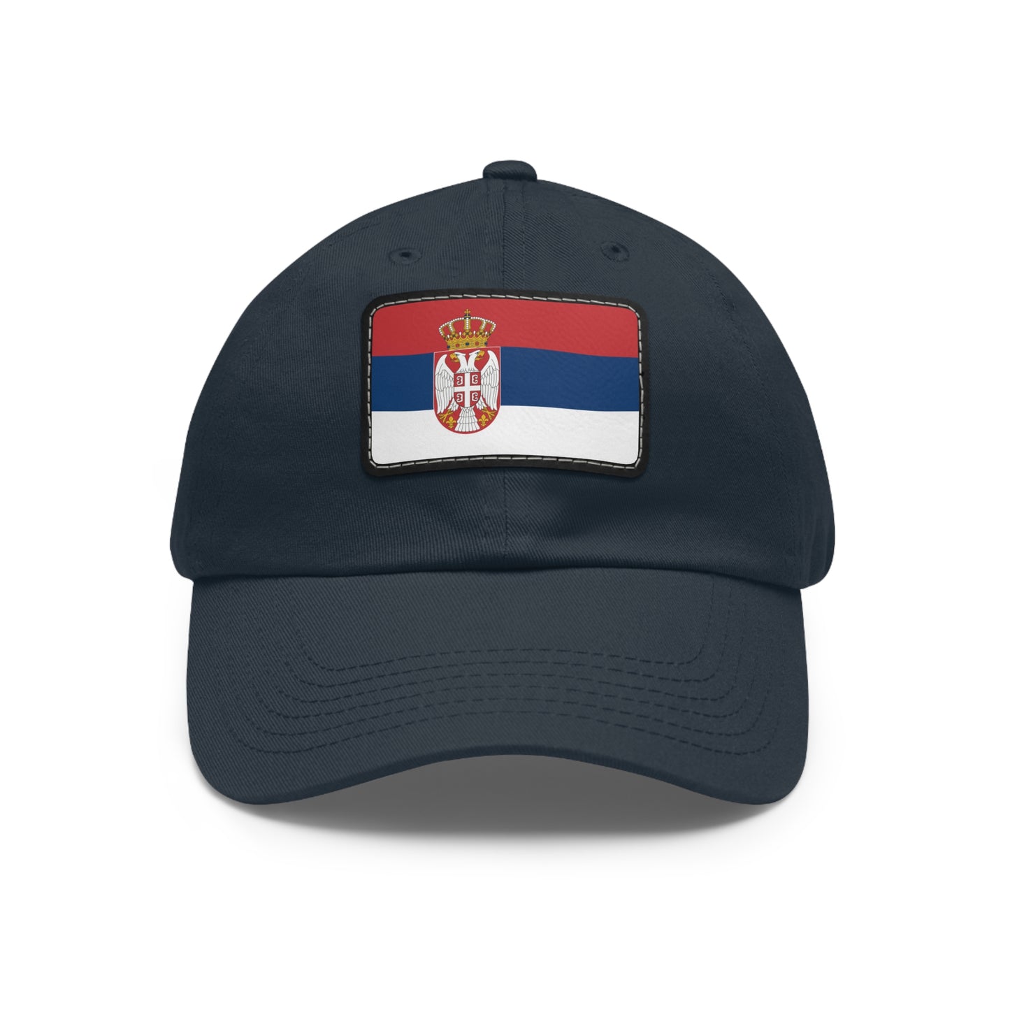 Serbia Leather Patch Hat