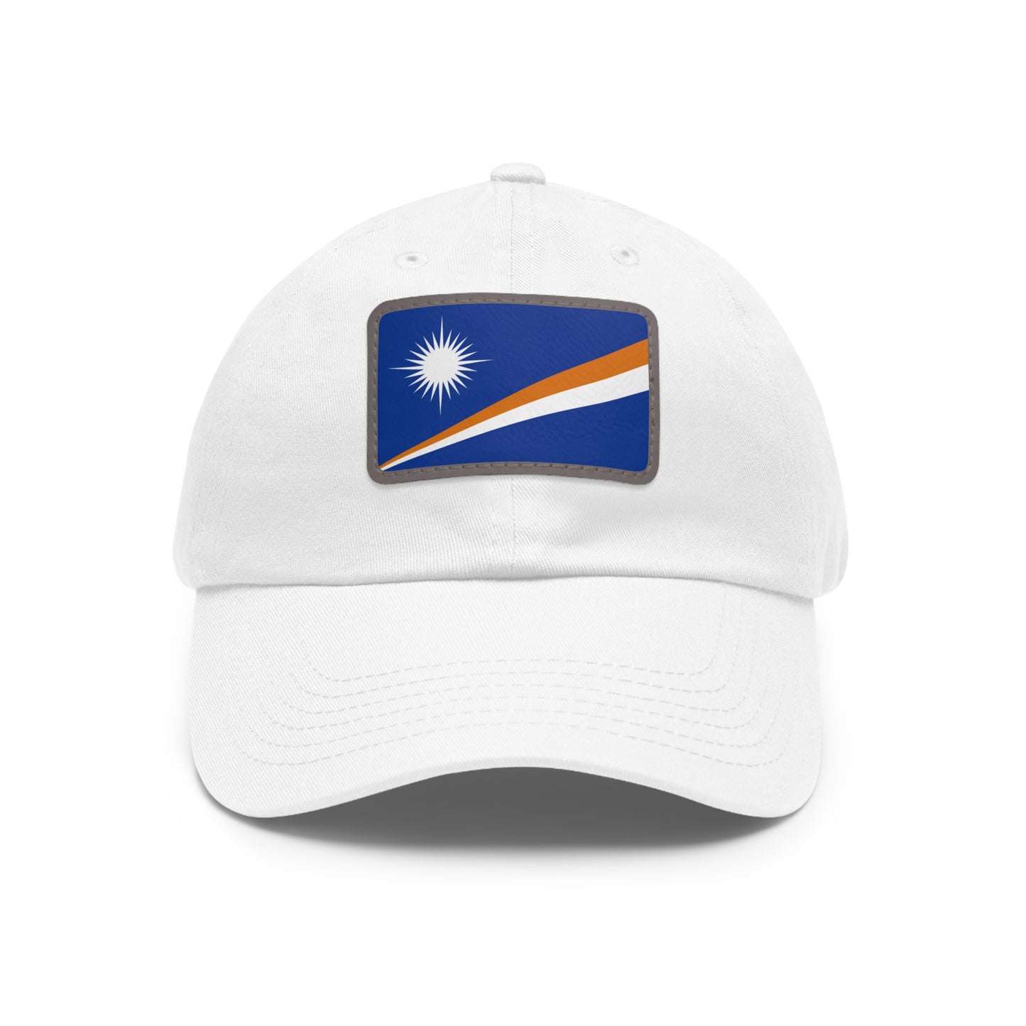 Marshall Islands Leather Patch Hat