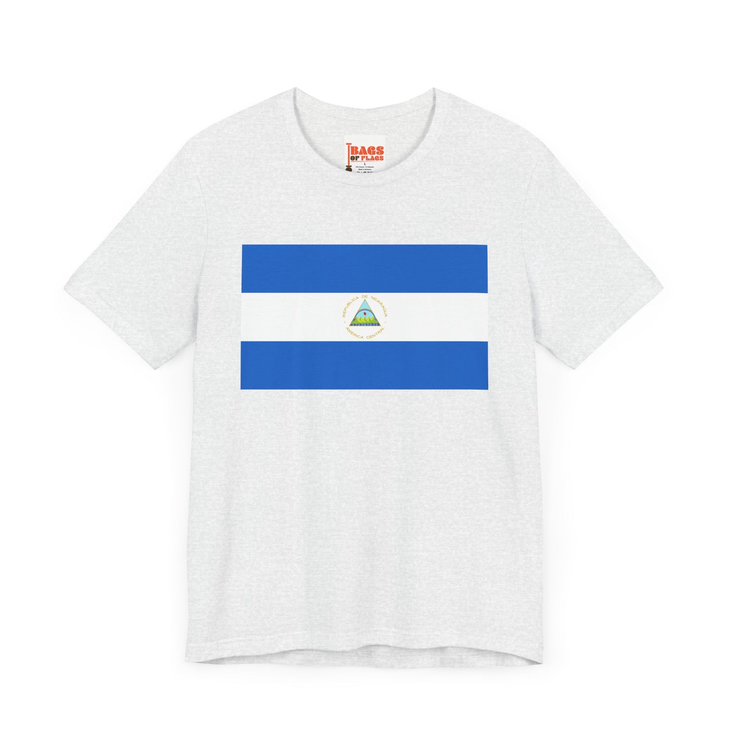 Nicaragua Flag on T-shirt