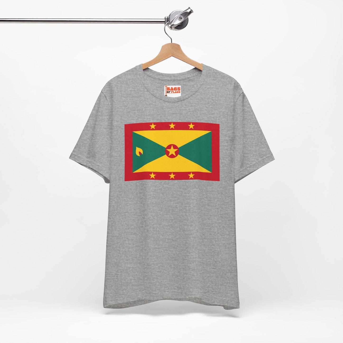 Grenada Flag on T-shirt