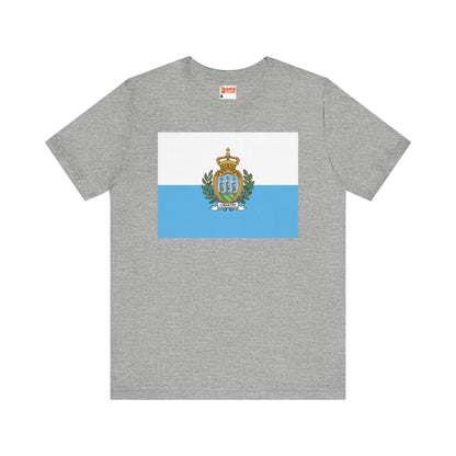San Marino Flag on T-shirt