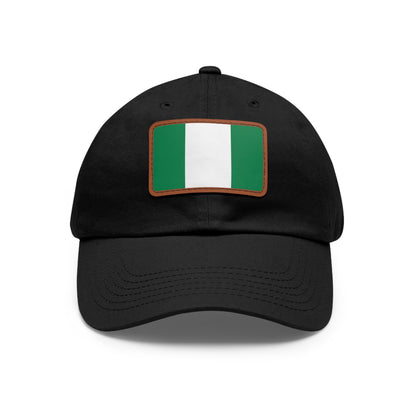 Nigeria Leather Patch Hat