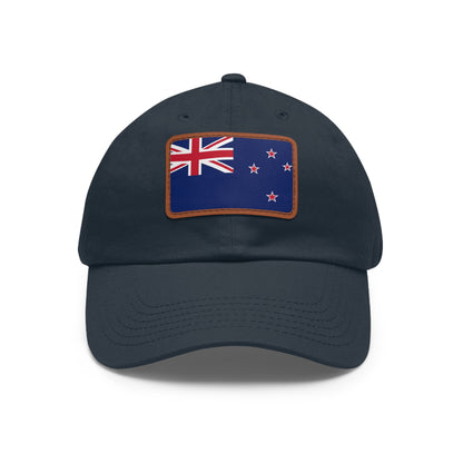 New Zealand Leather Patch Hat