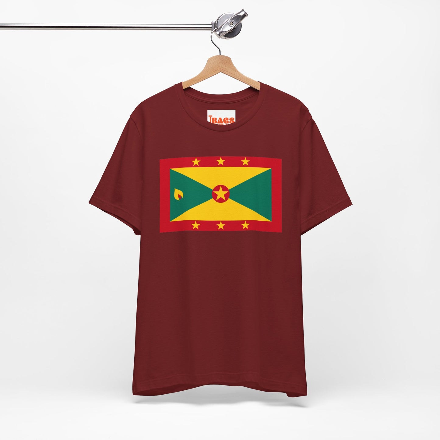 Grenada Flag on T-shirt