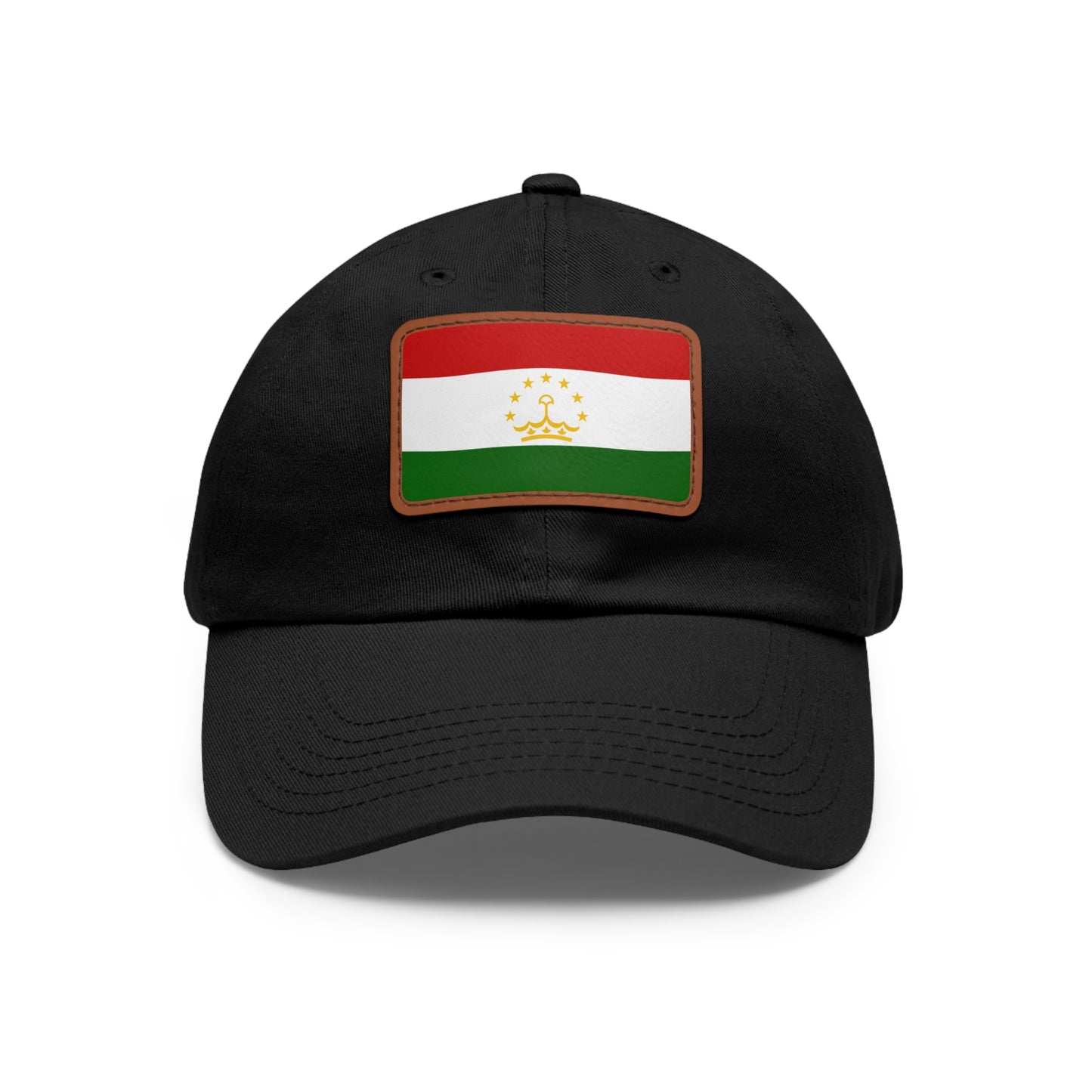 Tajikistan Leather Patch Hat
