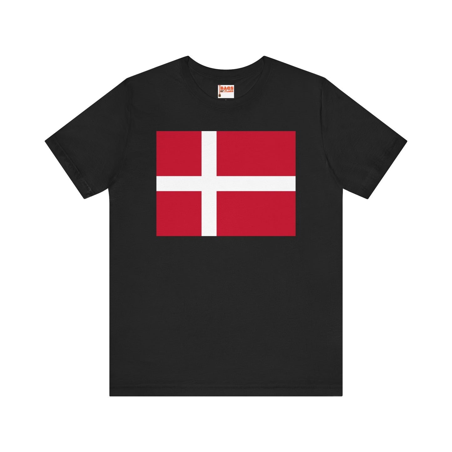 Denmark Flag on T-shirt