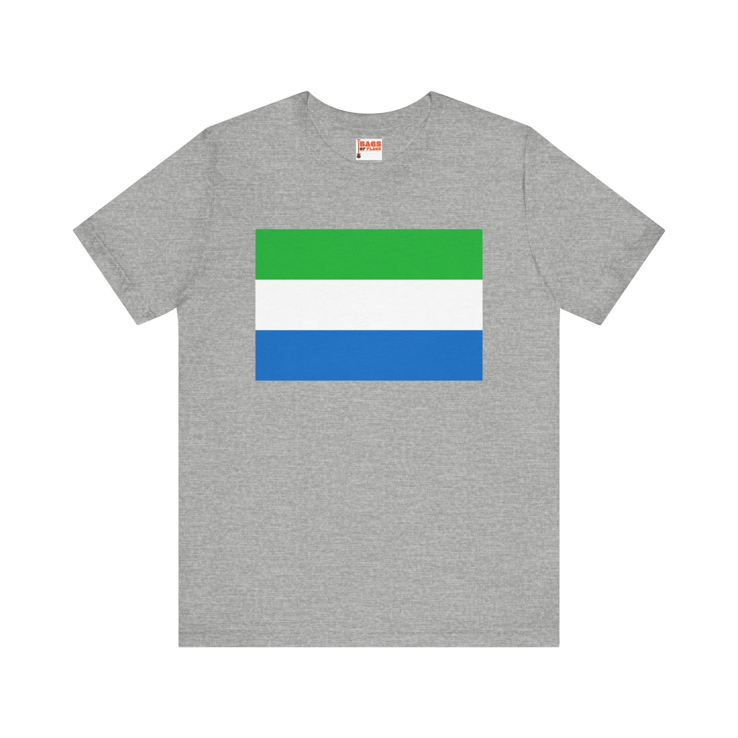 Sierra Leone Flag on T-shirt