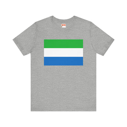 Sierra Leone Flag on T-shirt