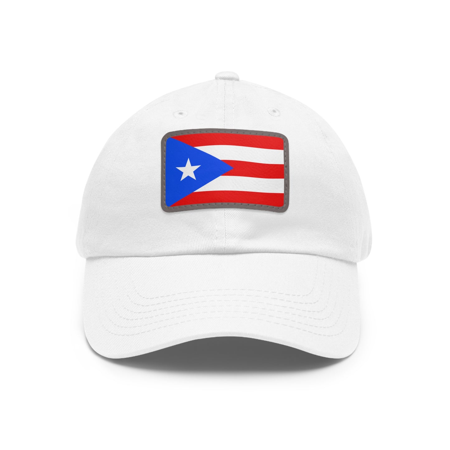 Puerto Rico Leather Patch Hat