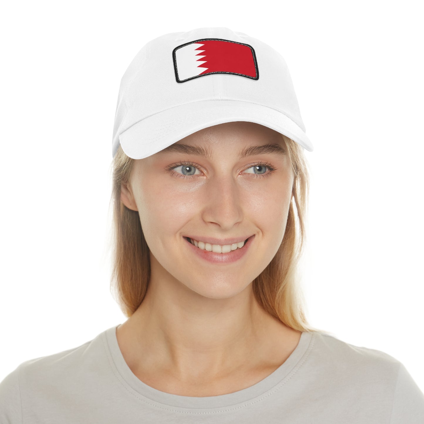 Bahrain Leather Patch Hat