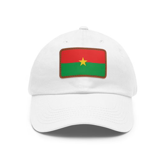 Burkina Faso Leather Patch Hat