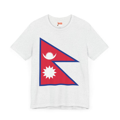 Nepal Flag on T-shirt