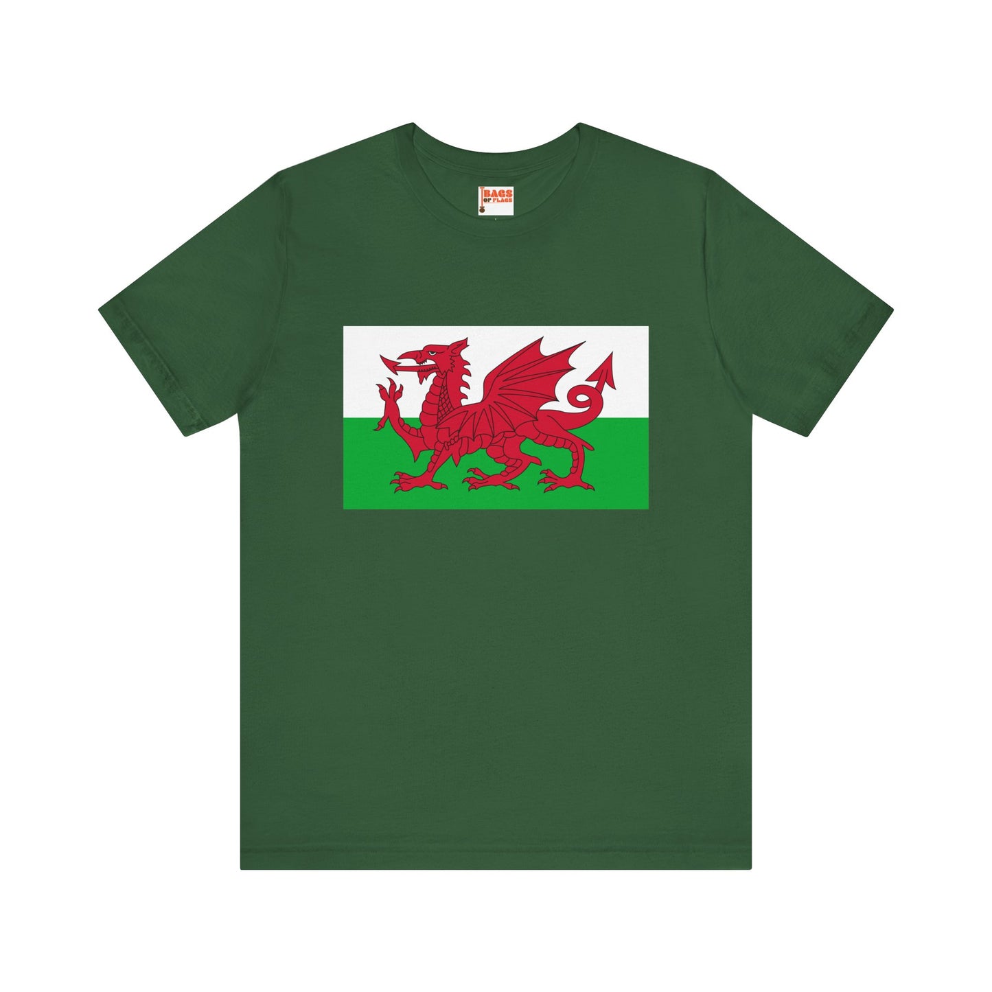 Wales Flag on T-shirt